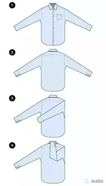 劉潭服裝分享超實用的襯衫疊衣技巧